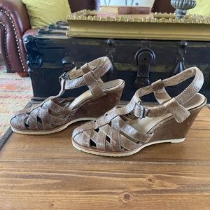 Frye wedge sandals